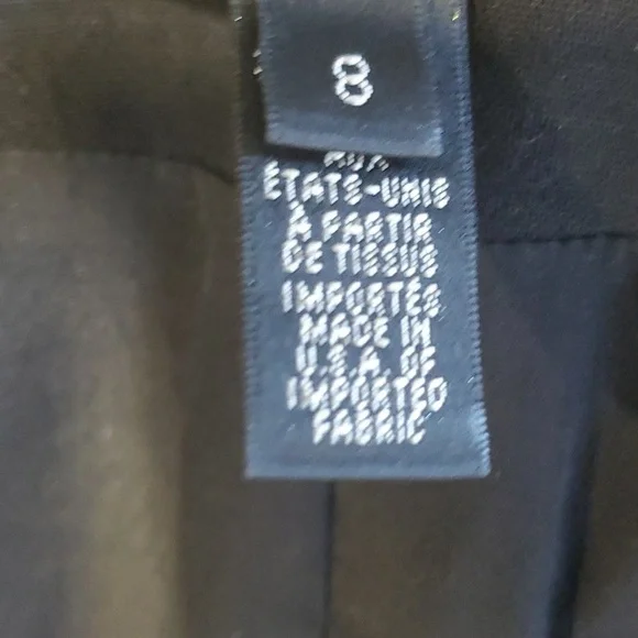 Ralph lauren black label wool blend  women black zip front  jacket blazer size 8 - Picture 10 of 14